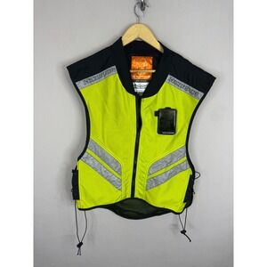 Icon Mil Spec Vest Neon Yellow High Visibility Reflective Motorcycle Safety Vest